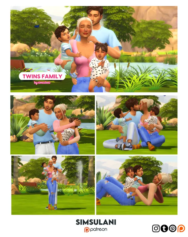 #349 Pose Pack | Family Poses