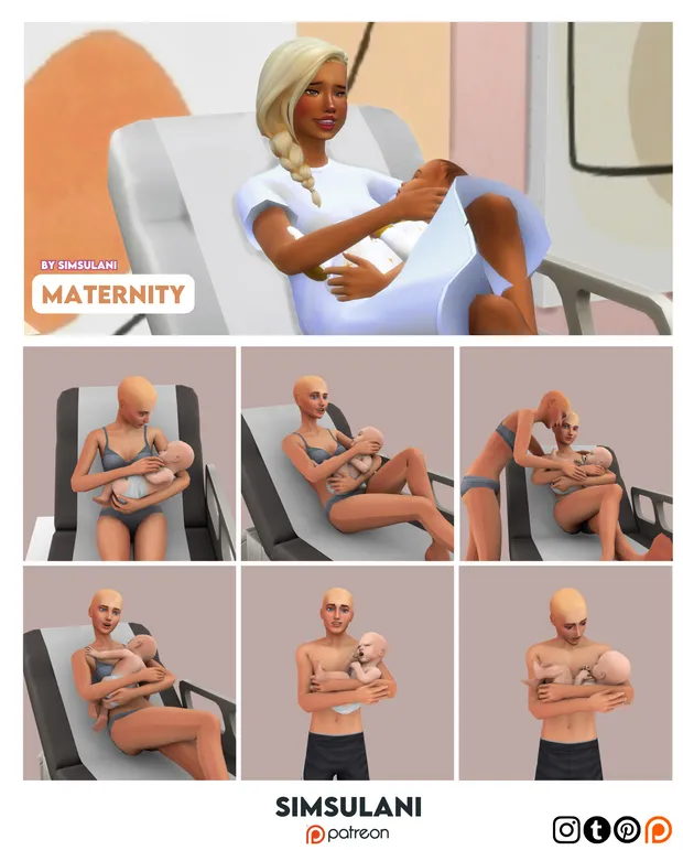 #351 Pose Pack | Maternity