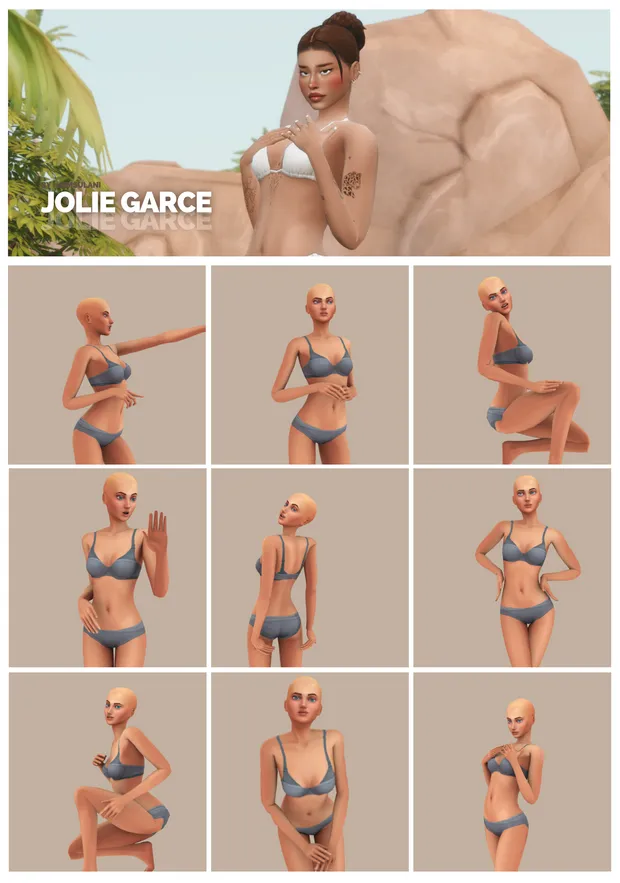 #364 Pose Pack | Jolie Garce (EN: PrettyB*tch)  
