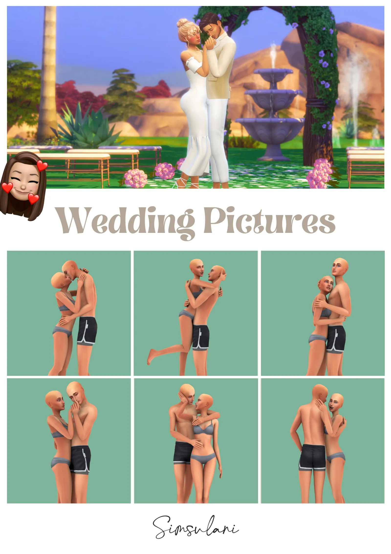 #261 Pose Pack - Wedding Pictures 