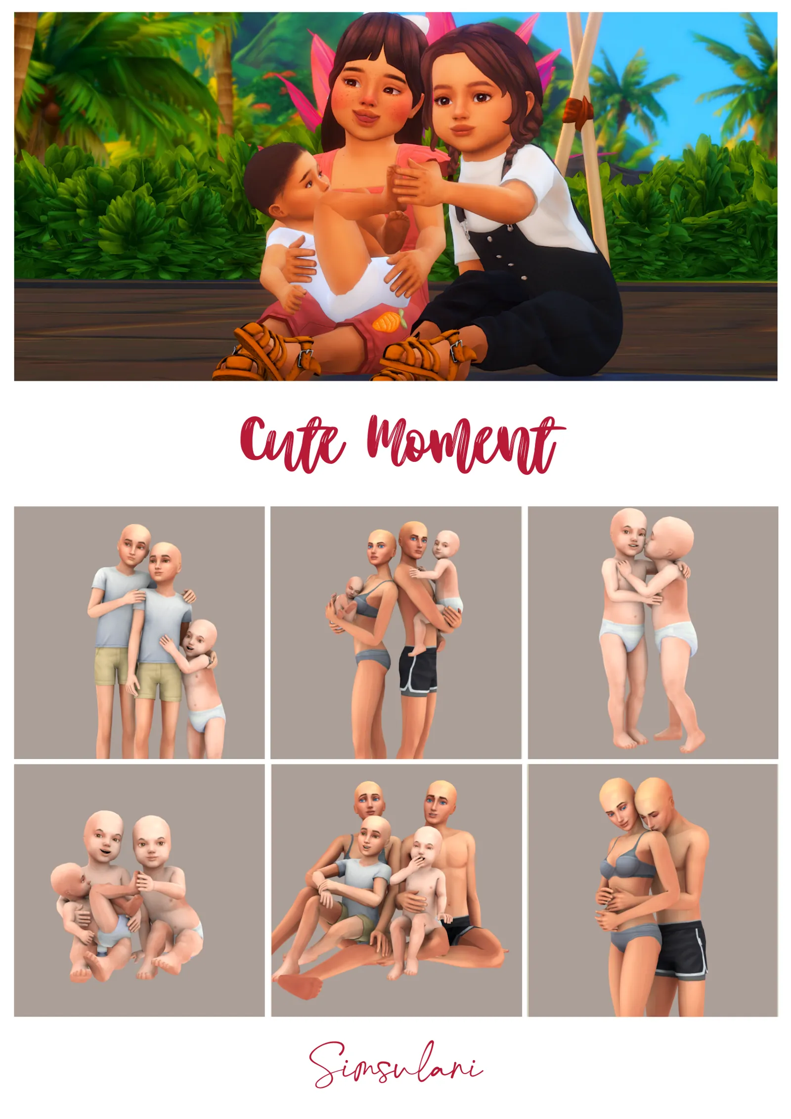 #246 Pose Pack - Cute Moment (free 16 June) 