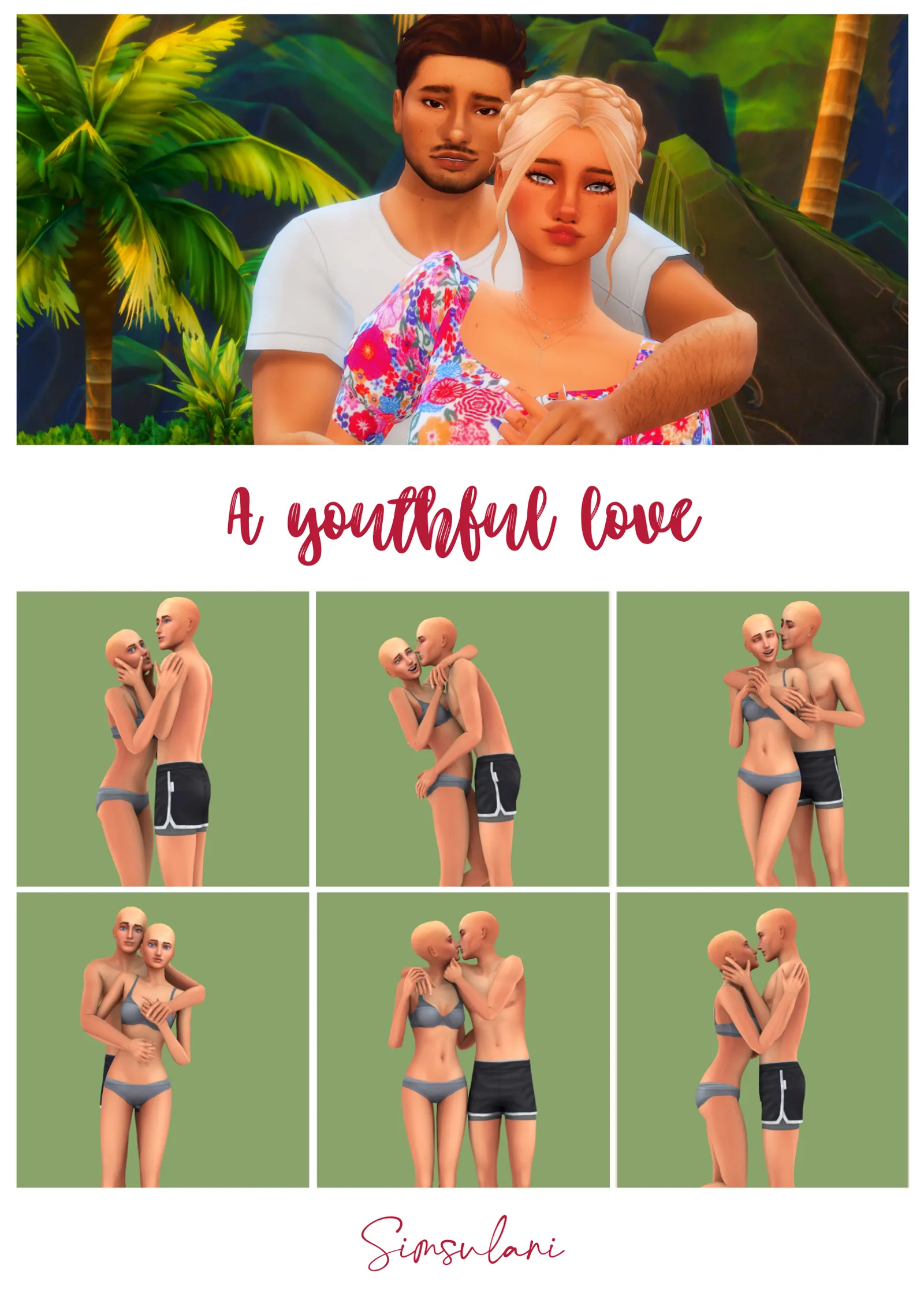 #245 Pose Pack - A youthful love