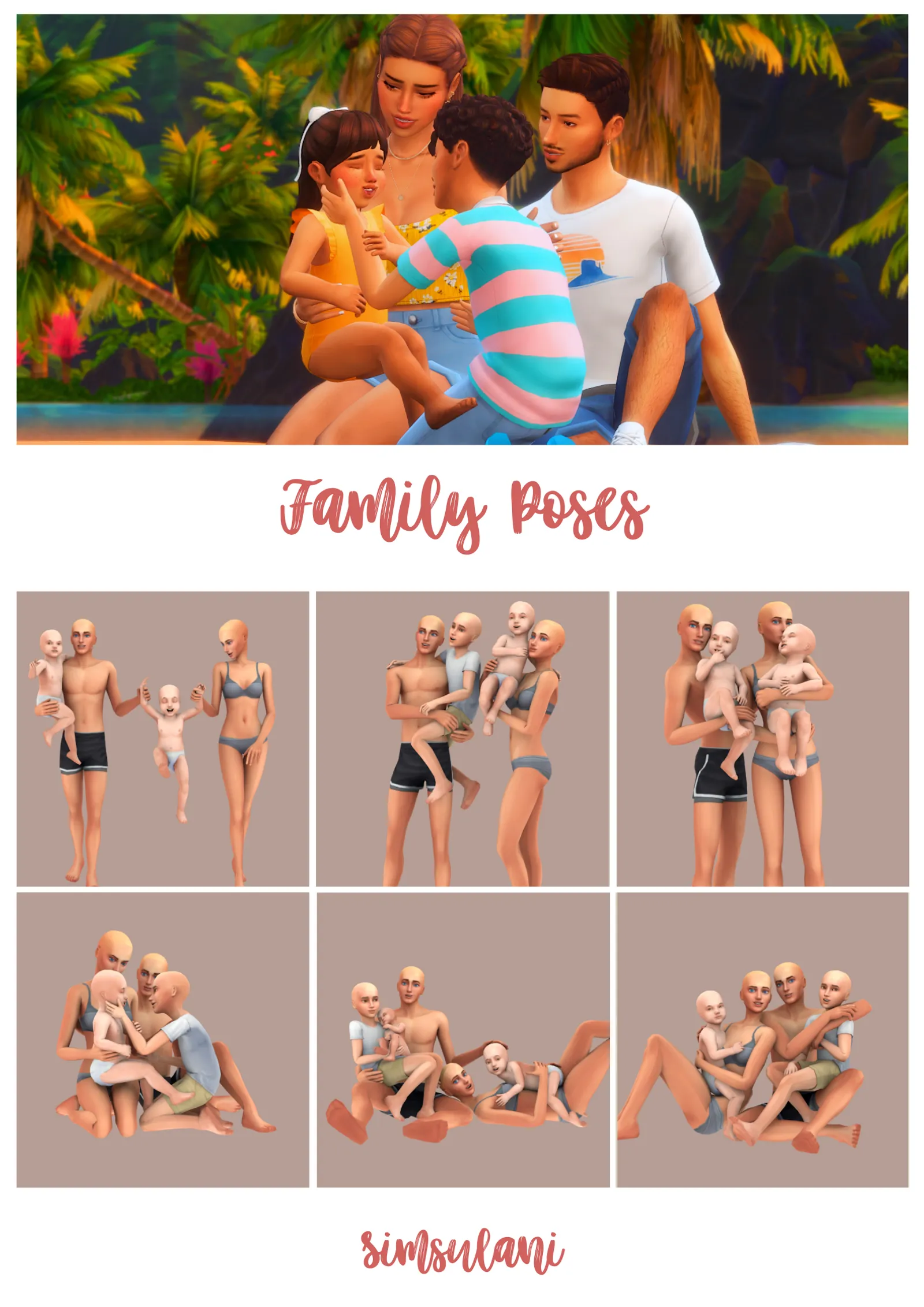 #244 Pose Pack - Family Poses