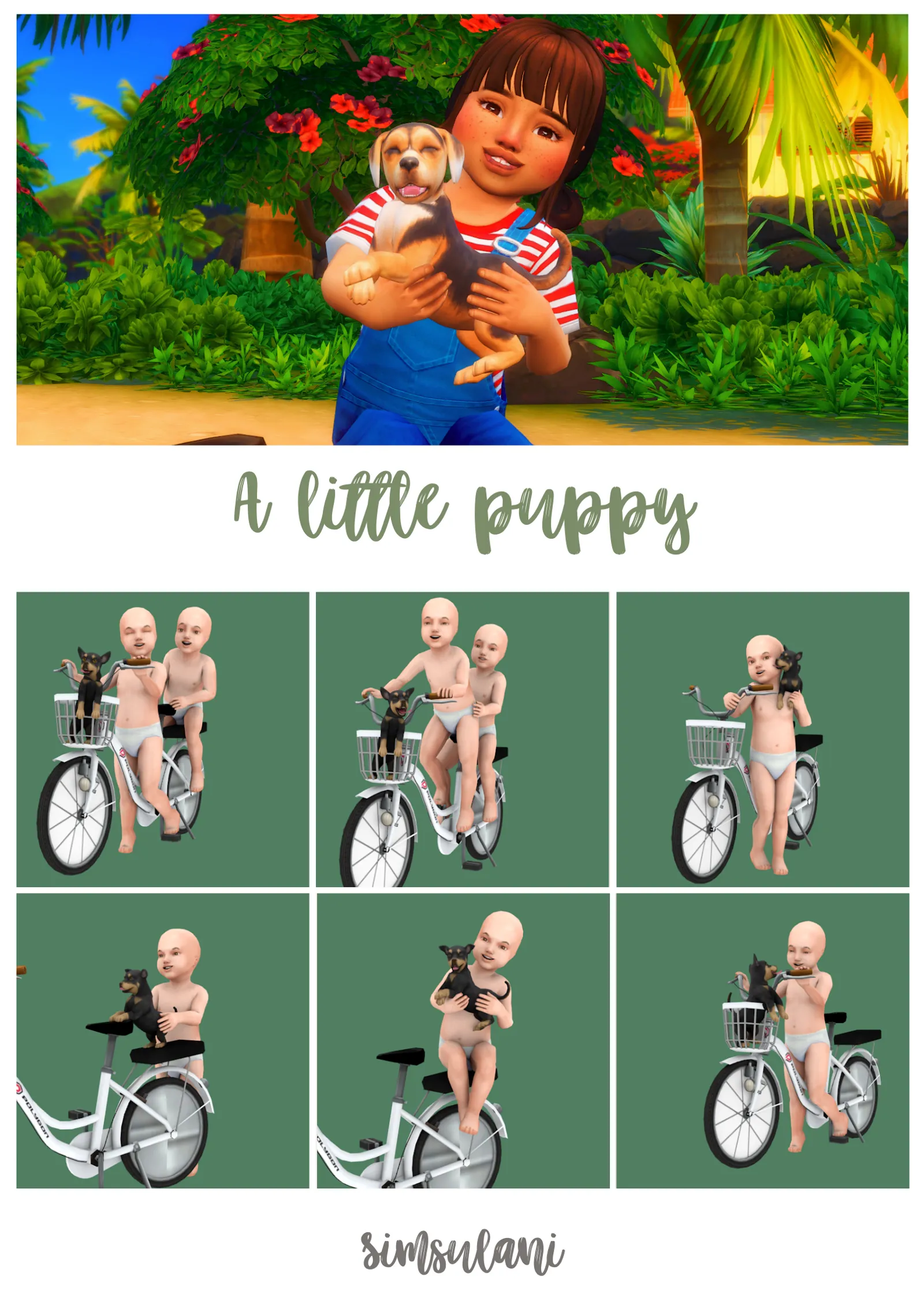 #232 Pose Pack - A little Puppy (free 14 May 22) 