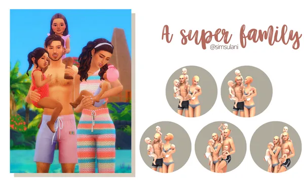 #226 Pose Pack - A super family