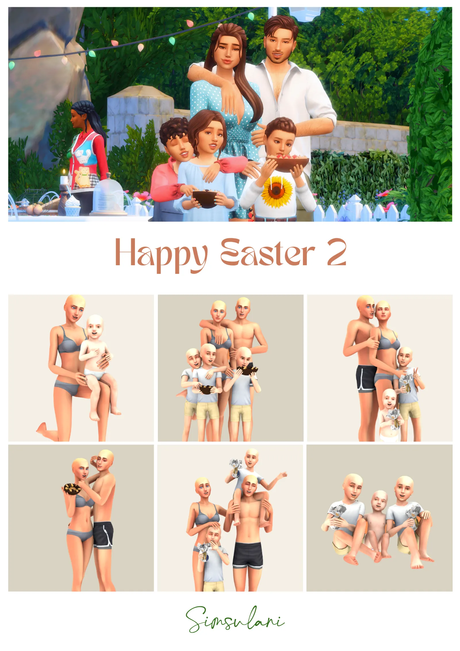 #224 Pose Pack - Happy Easter 2 
