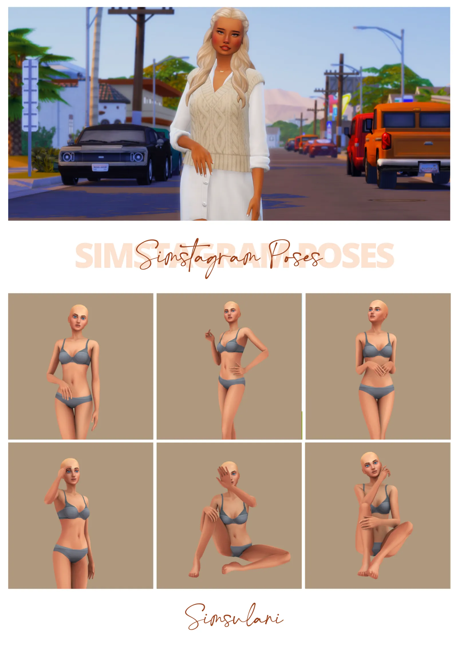 #289 Pose Pack | Simstagram Poses