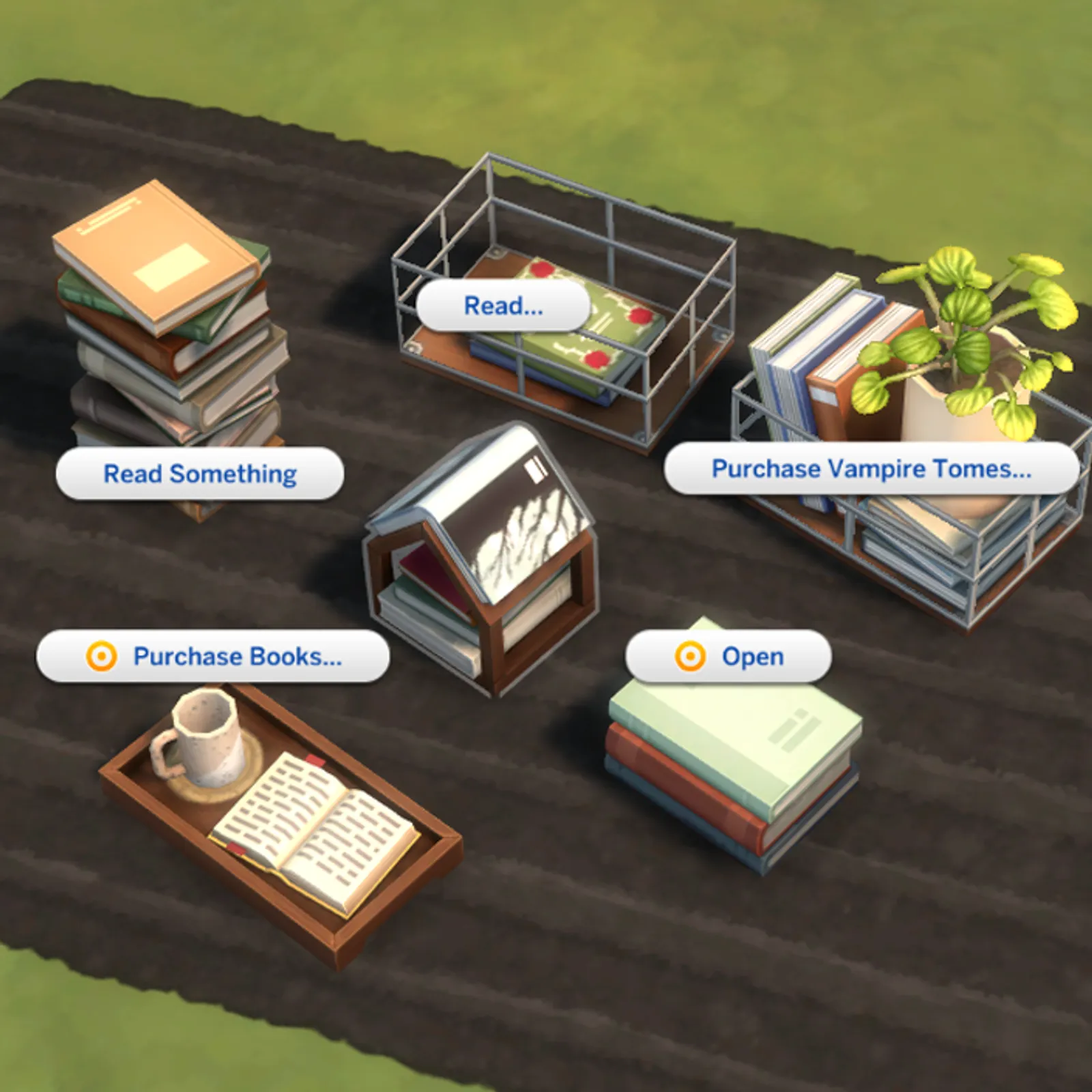 Books that your Sims can actually read