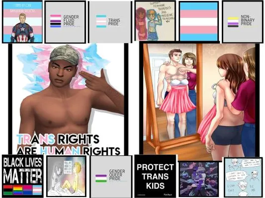 Trans Stuff Pack by SkillfulSimmer340