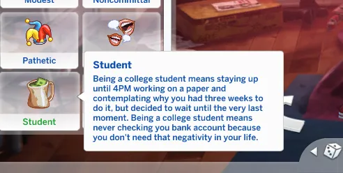 College Student Trait