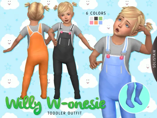 Clothing: Willy W-onesie