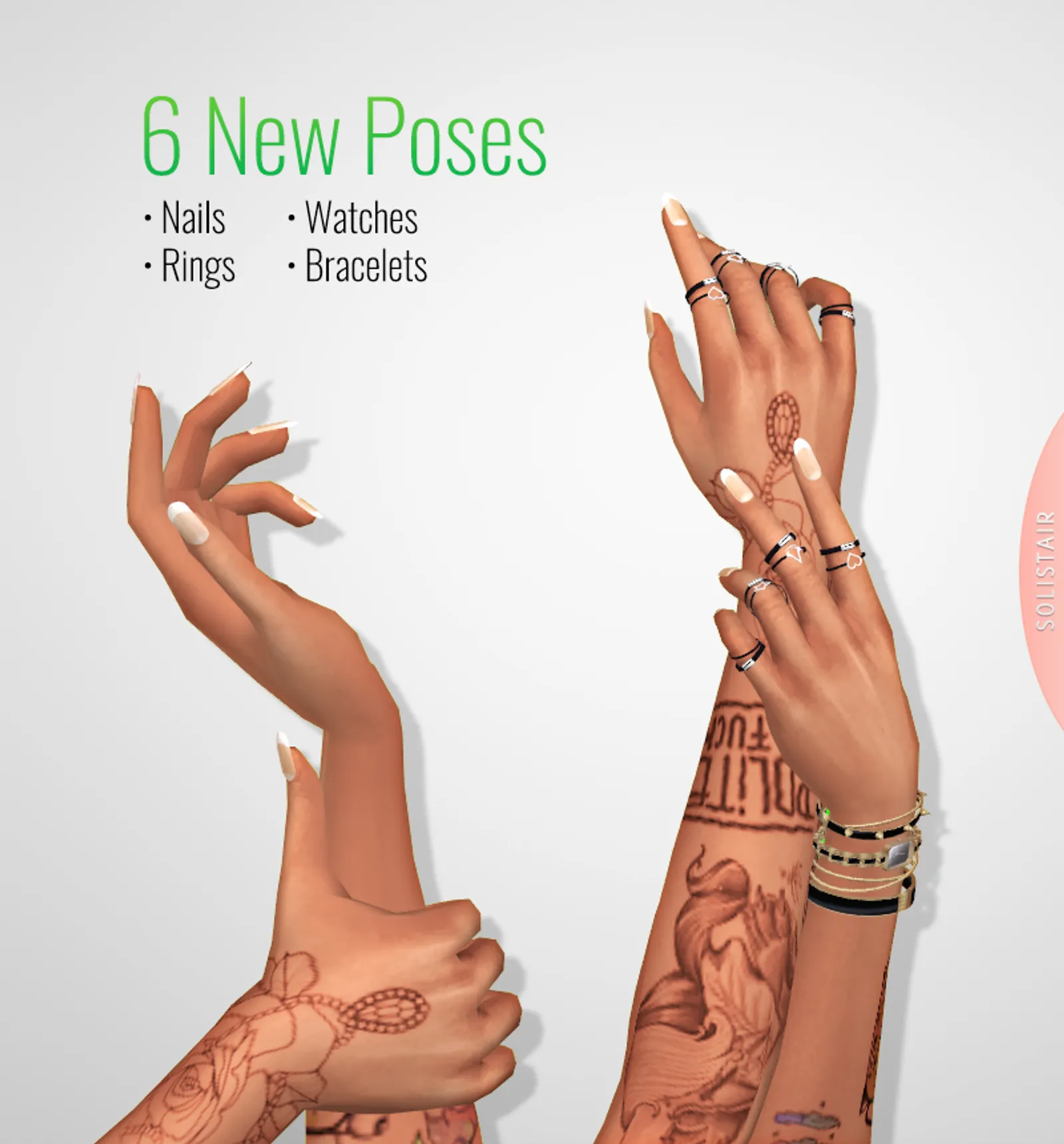 Pose Pack: Hand Model Poses