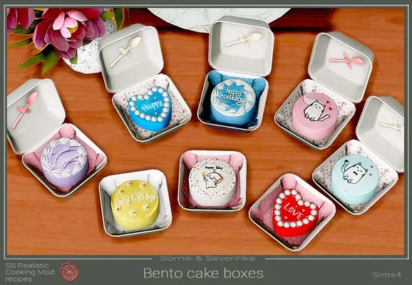 Bento cakes 