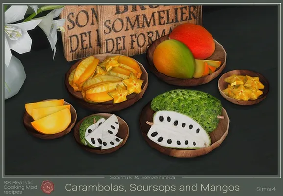 Mango, Carambola and Soursop 