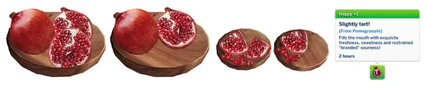 Pomegranate, Fig, Avocado and Cherry 