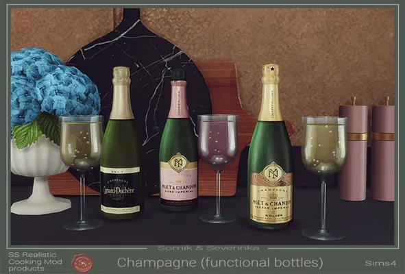 Functional Champagne Bottles