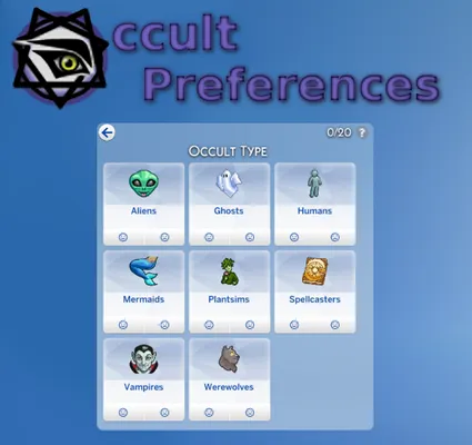 Occult Preferences Mod 