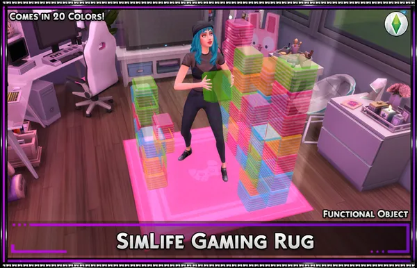 SimLife Gaming Rug