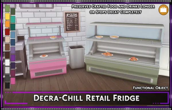 Decra-Chill Retail Fridge (Color)