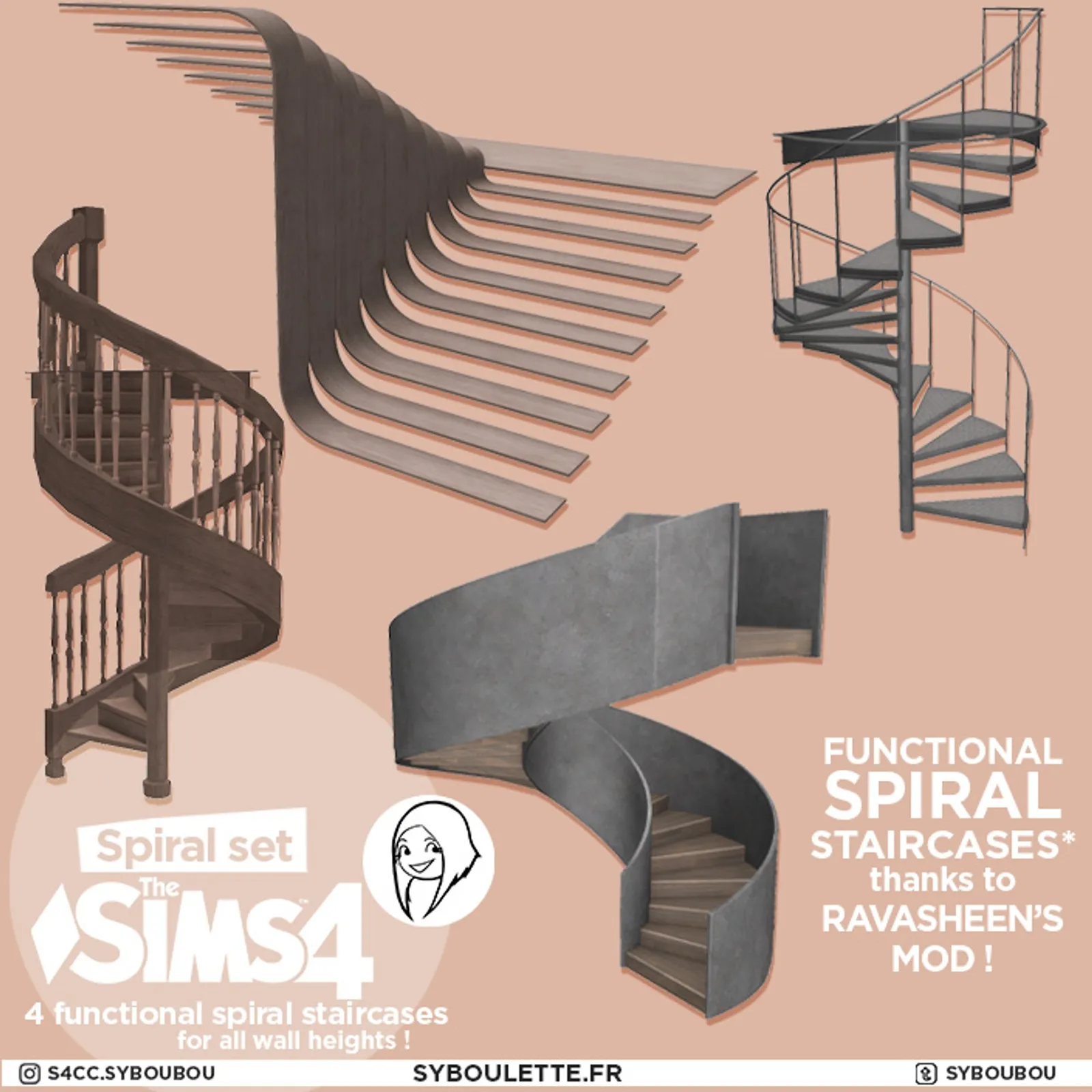 [DOWNLOAD] Spiral staircases set