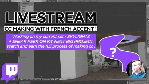 [LIVESREAM] Live now ! Creating skylights and sneak peek on my next BIG project !