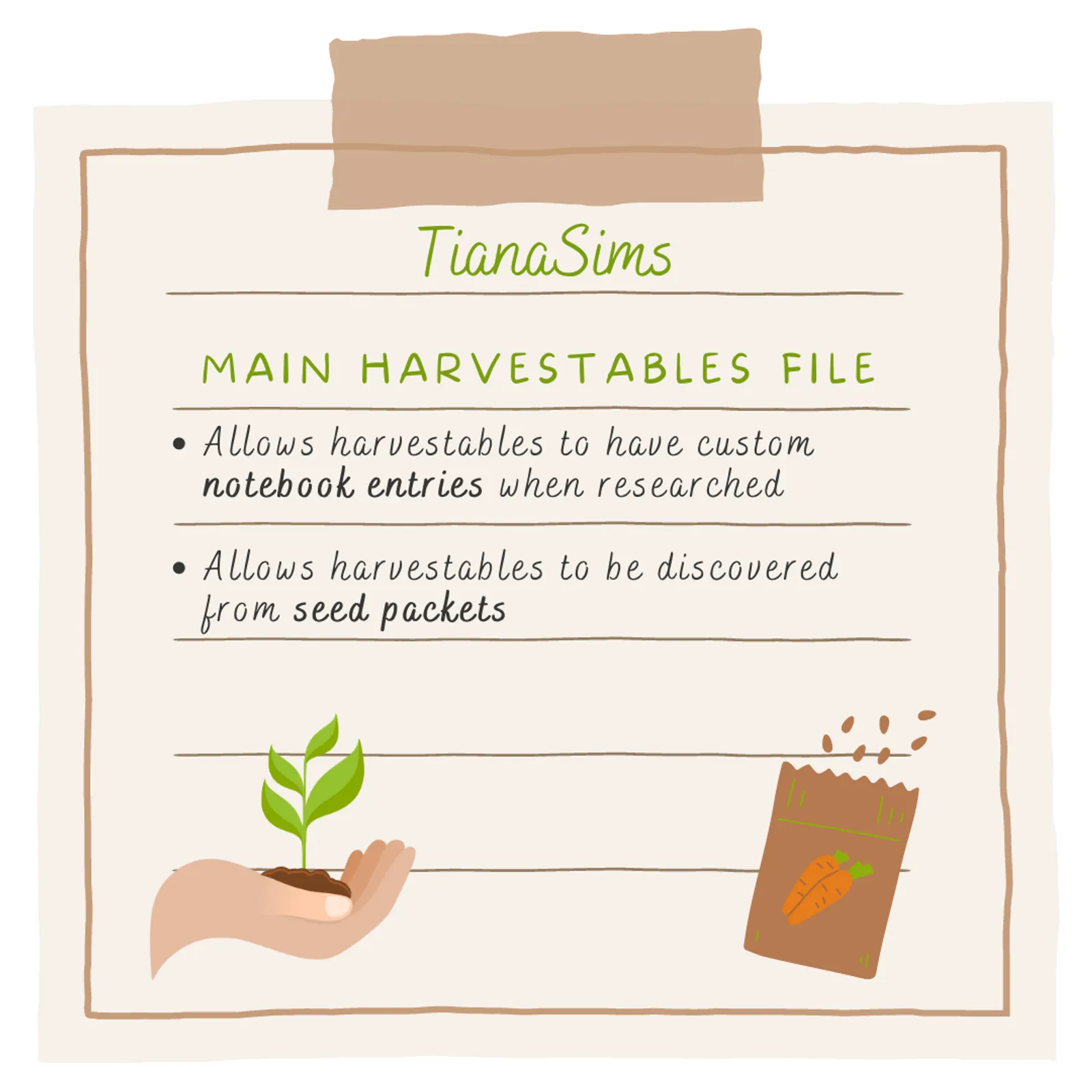 Harvestables - main file
