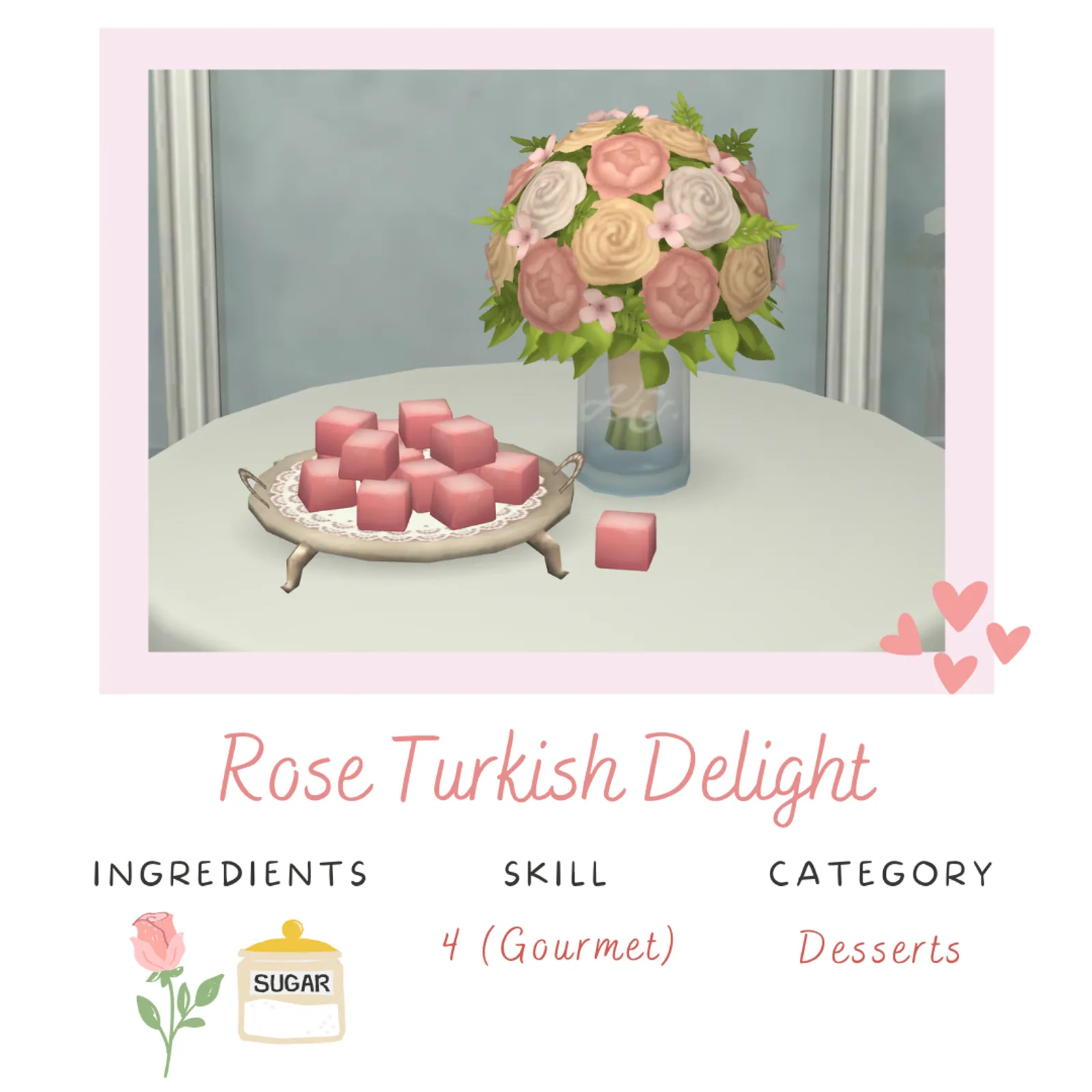 Rose Turkish Delight 🌹