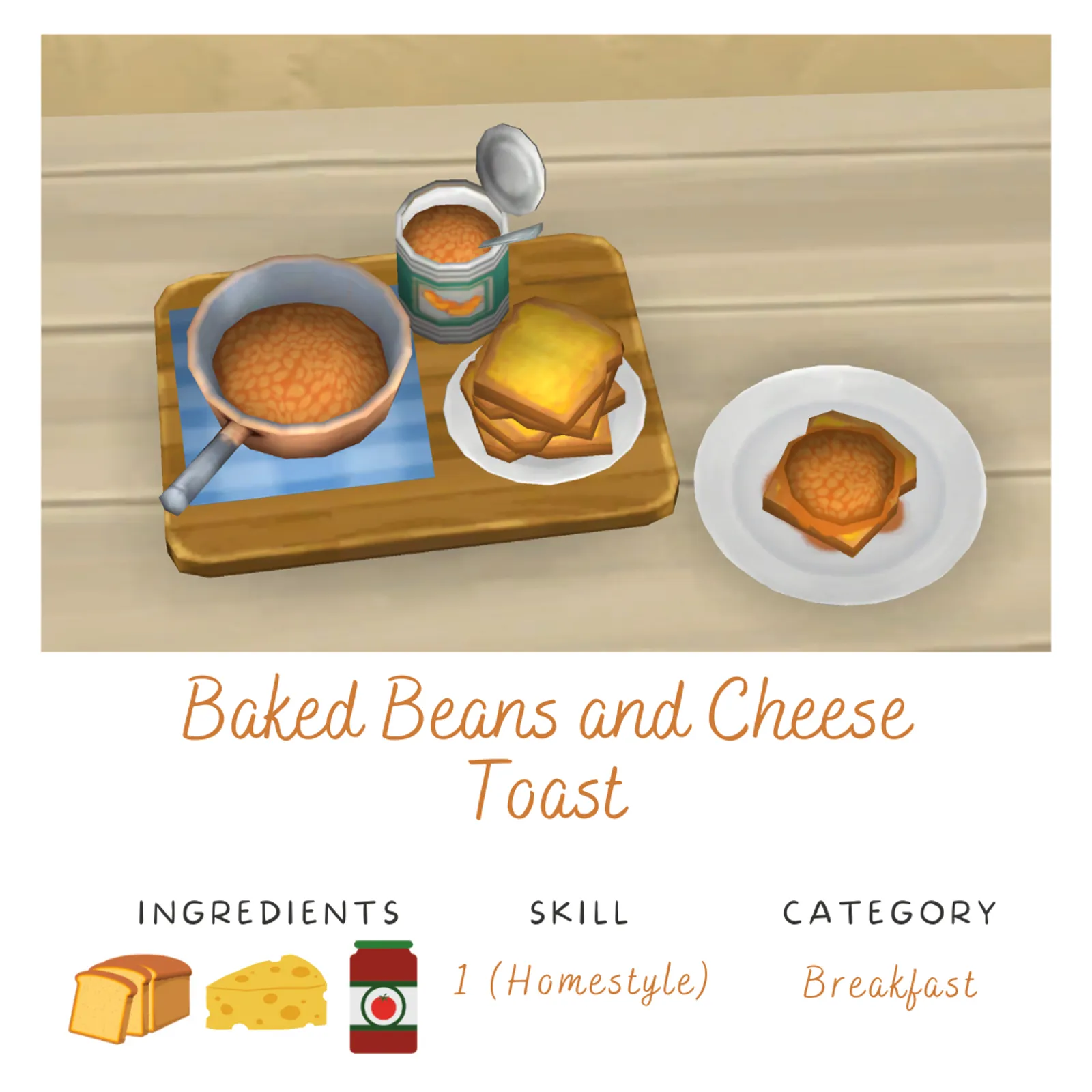 Baked Beans and Cheese Toast