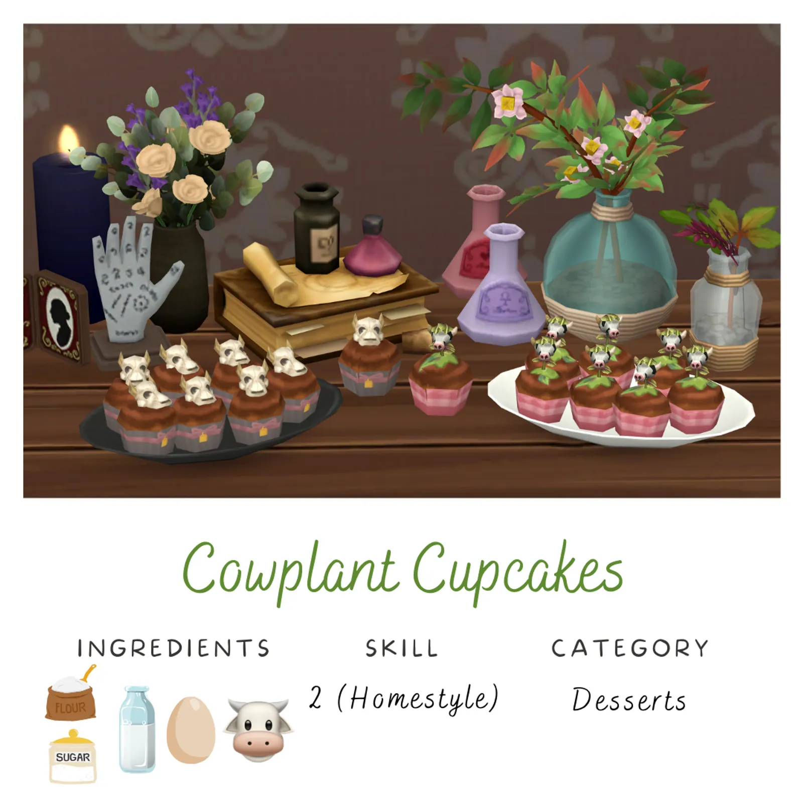 Cowplant Cupcakes Set - Dead or Alive!