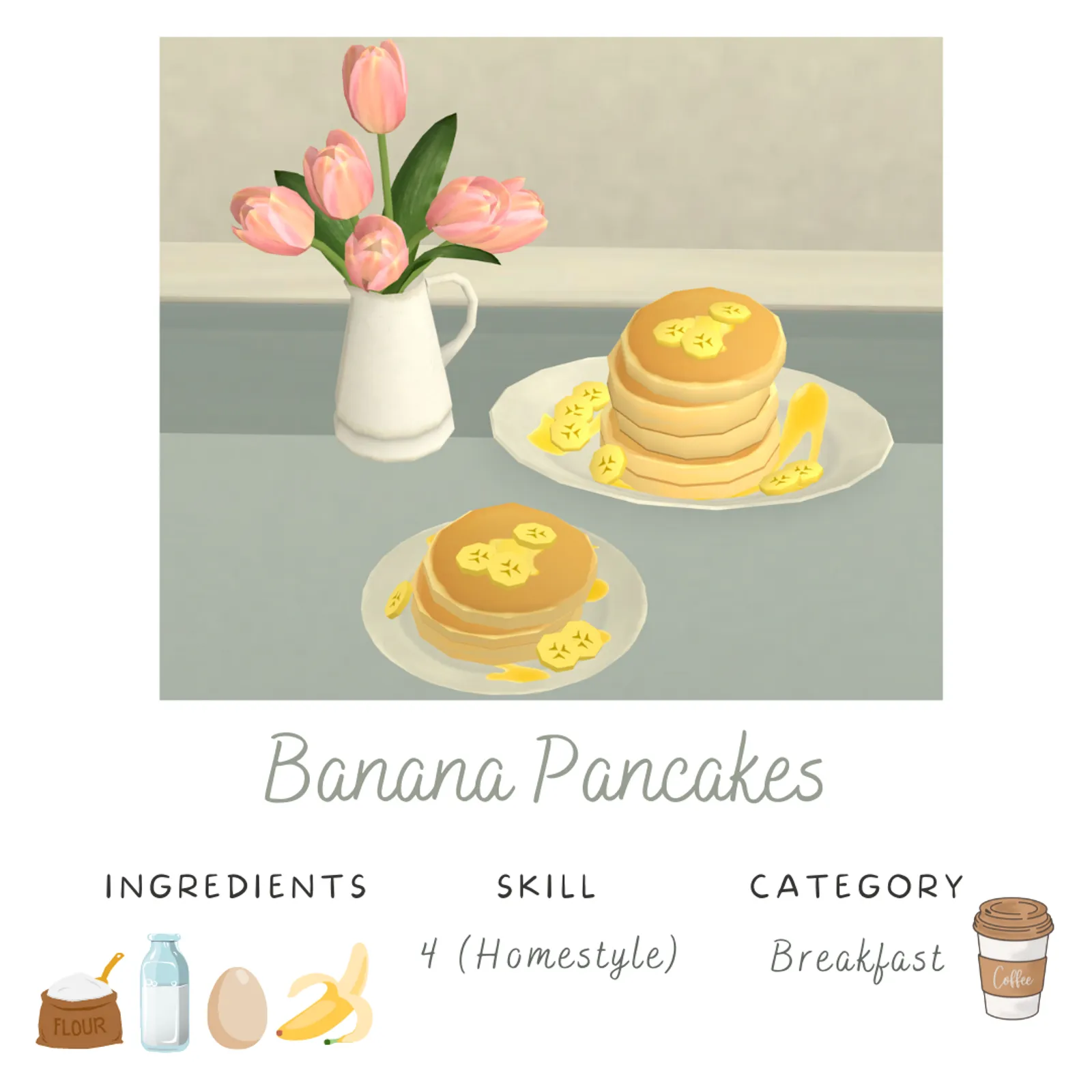 Banana Pancakes 🍌🥞
