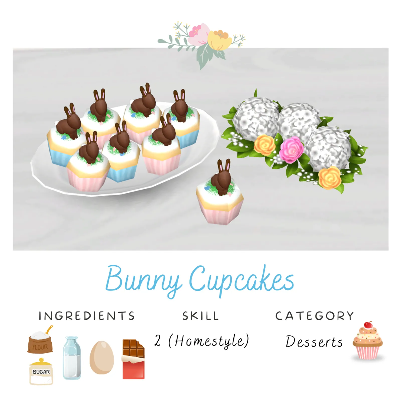 Bunny Cupcakes - Easter/Spring Treat #1!