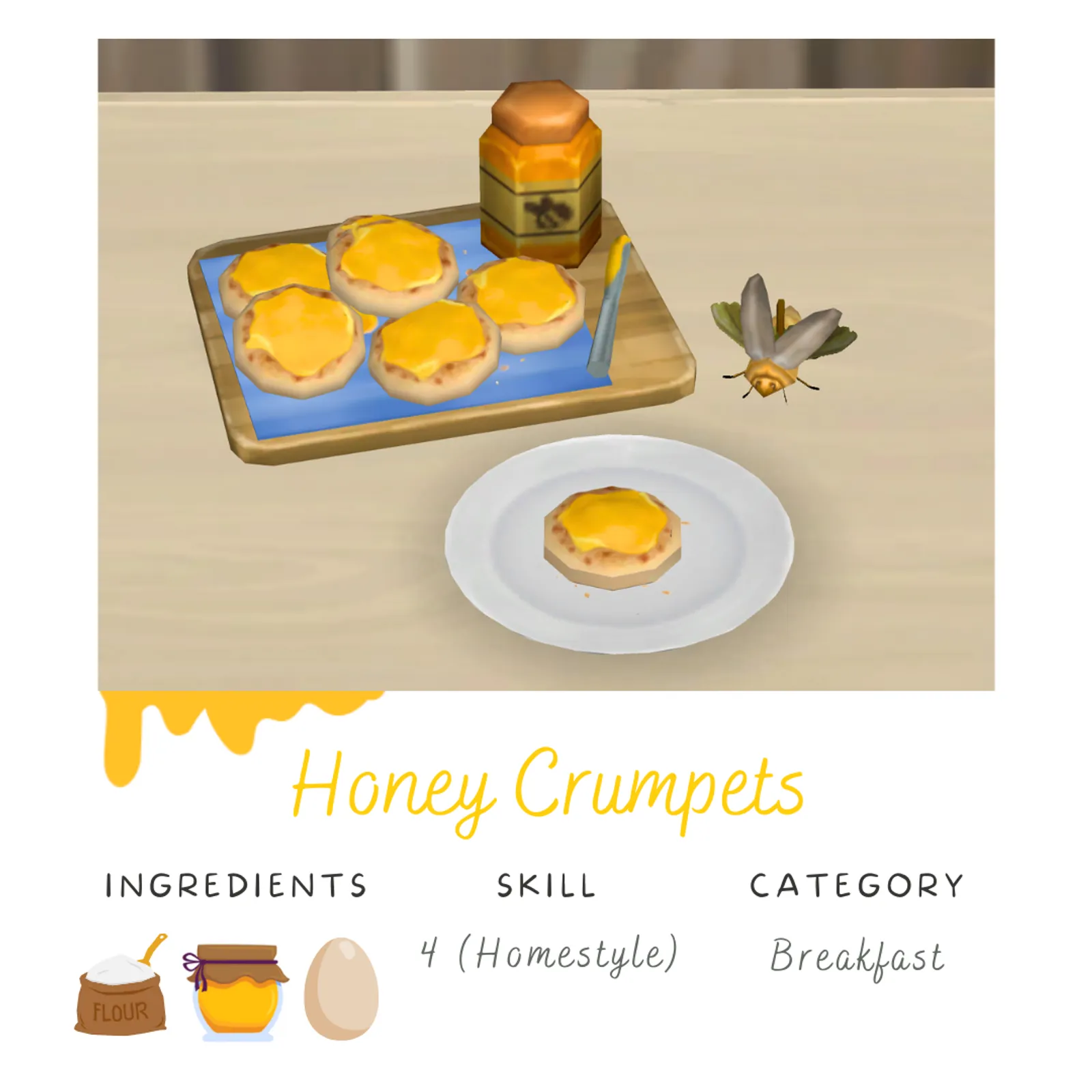 Honey Crumpets 🍯