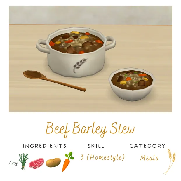 Beef Barley Stew 
