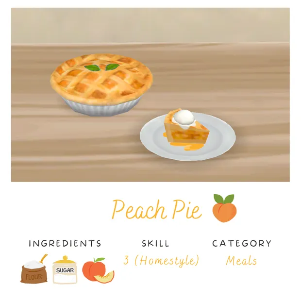 Peach Pie 🍑 