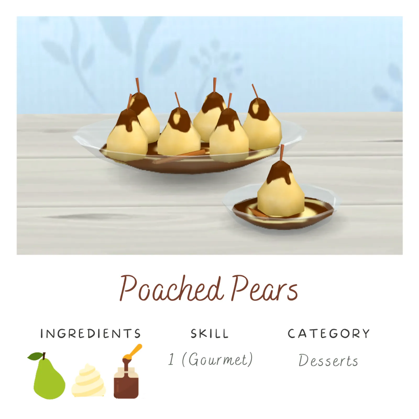 Poached Pears