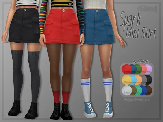 Spark Mini Skirt - Tumblr Exclusive