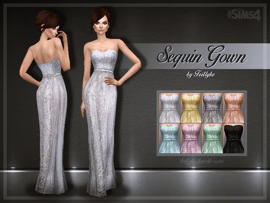 Sequin Gown - 900th Followers Gift