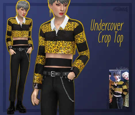 Undercover Crop Top (tumblr exclusive)