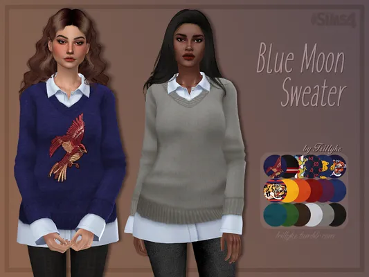 Blue Moon Sweater