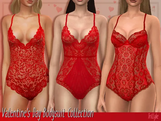 Valentine’s Day Bodysuit Collection (HQ Compatible)