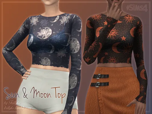 Sun & Moon Top (Tumblr Exclusive) + ACCESSORY VERS.