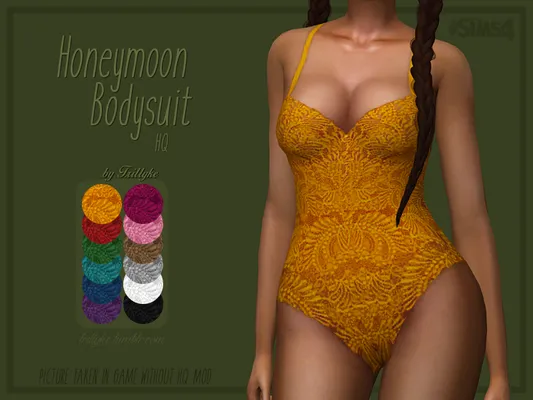Honeymoon Bodysuit (HQ mod compatible)