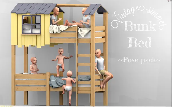 ???Bunk Bed - Pose Pack ???