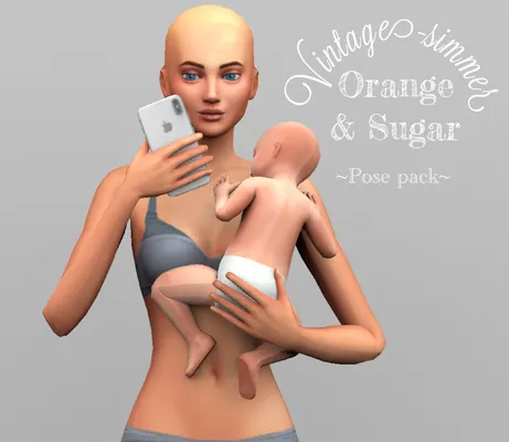 ˗ˏˋOrange & Sugar - Pose Pack ˎˊ˗