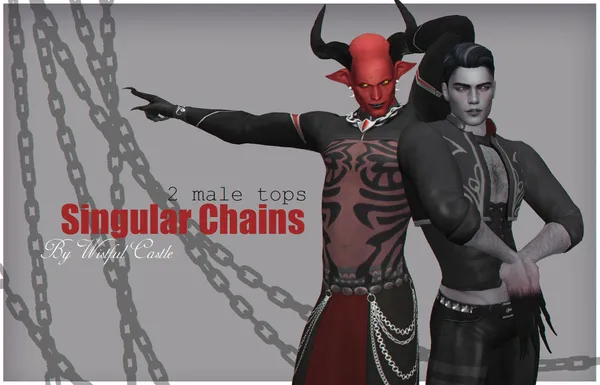 Singular Chains (2 male tops)