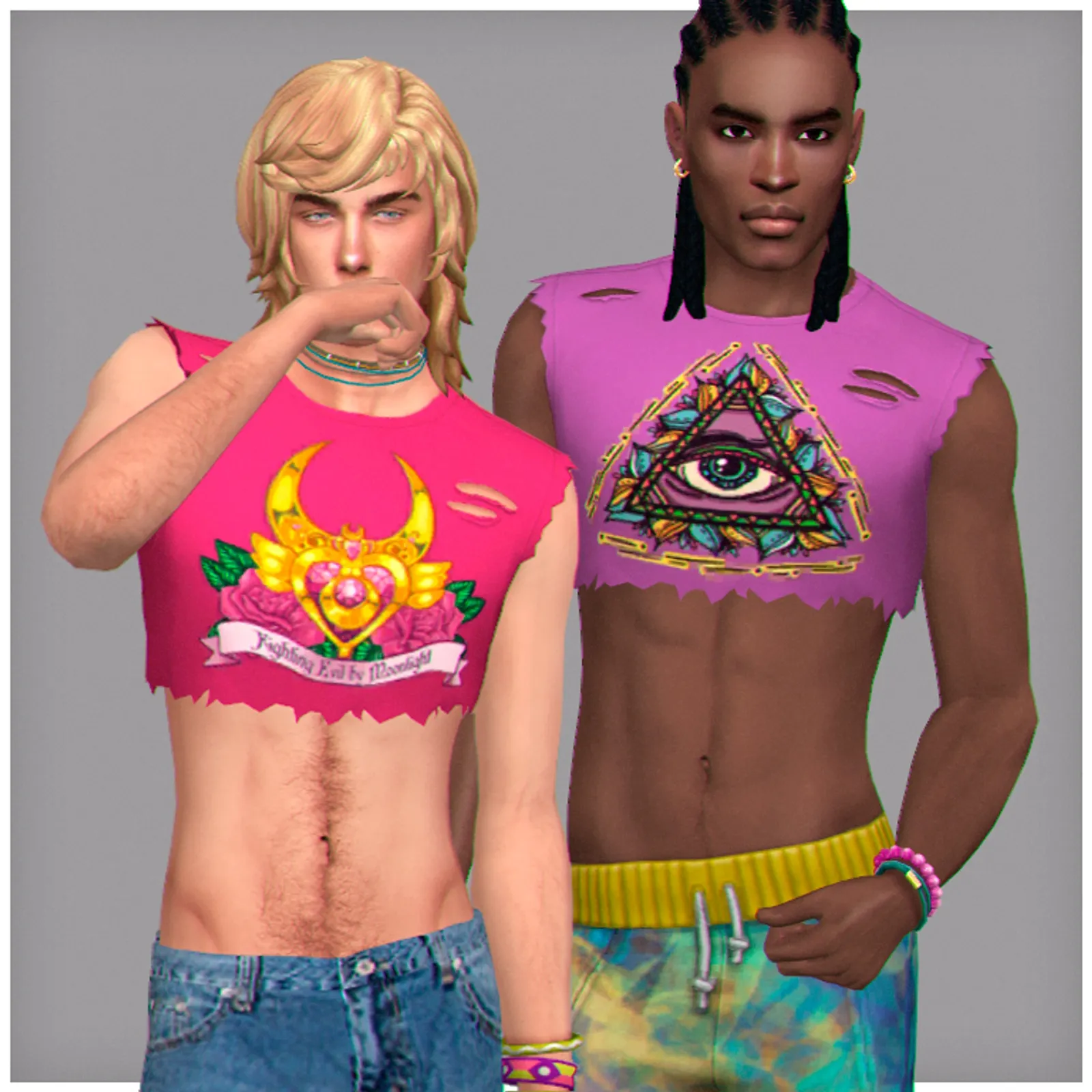 It is not the end of summer! (male crop top)