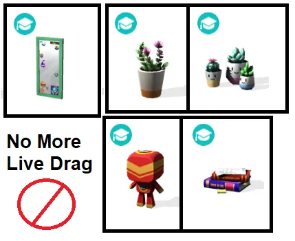Even More No More Live Drag Objects