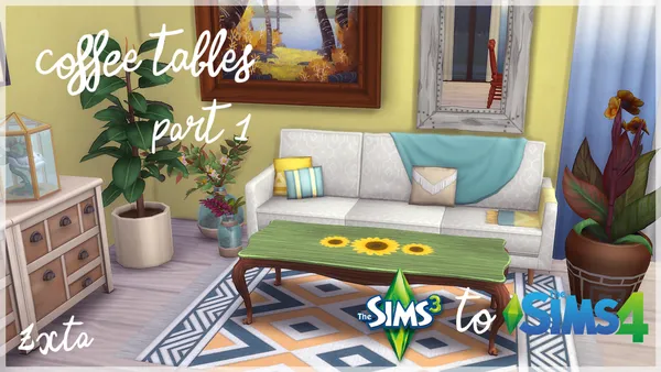 TS3 to TS4 Coffee tables Part 1
