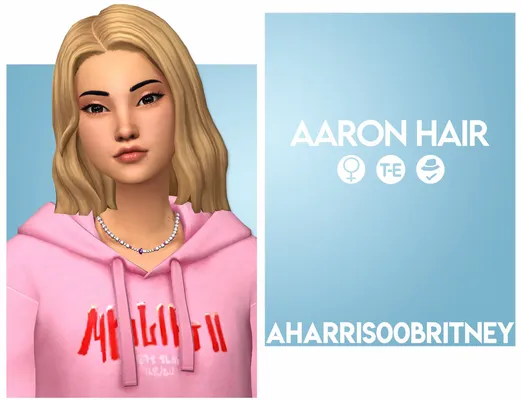Aaron Hair + No-Root Sims Delivery Hair