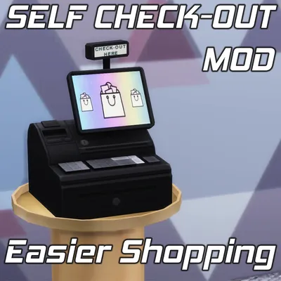 Self Check-Out Mod - Easier Shopping (Base Game Compatible)